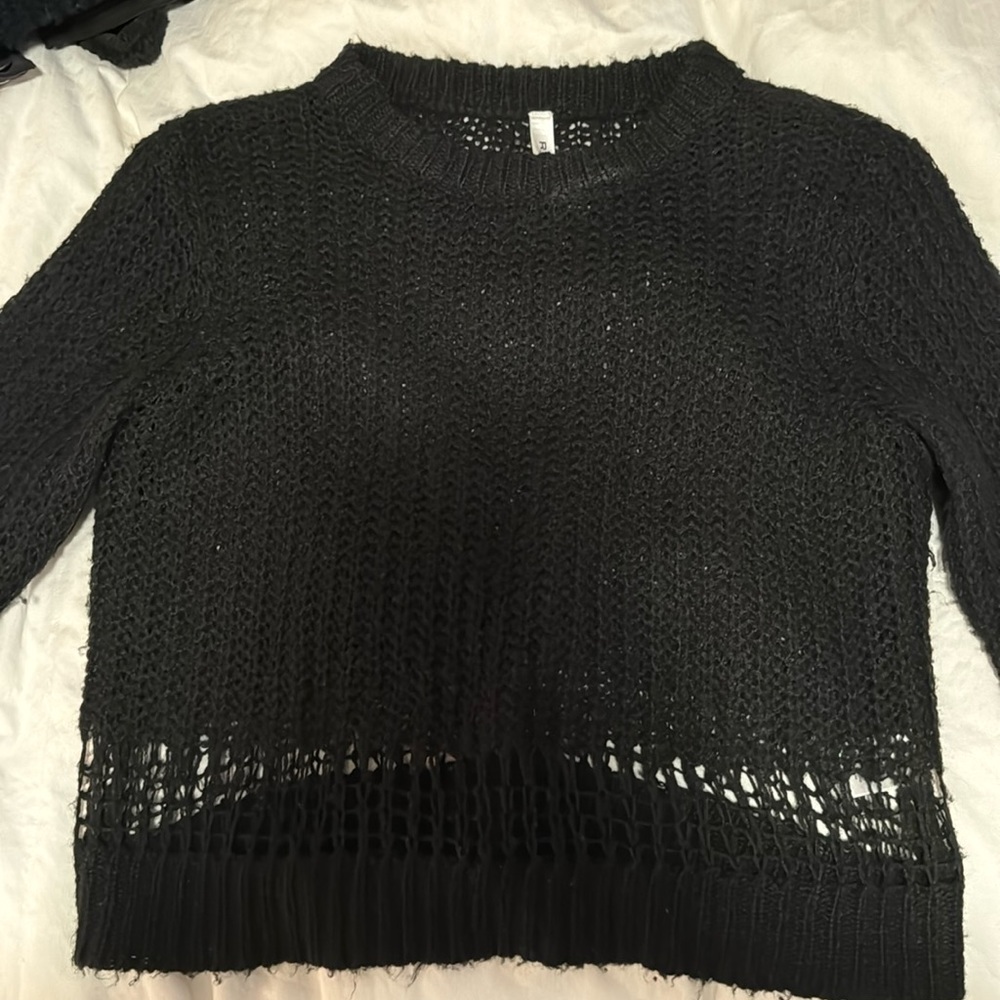 rvca black sweater